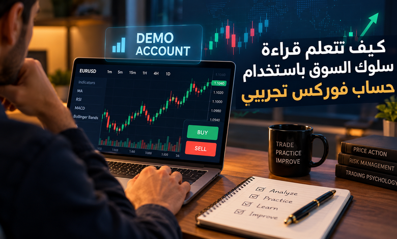 كيف تتعلم قراءة سلوك السوق باستخدام حساب فوركس تجريبي